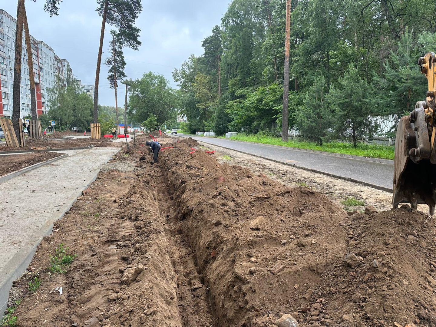 В Королёве создаётся современное общественное пространство «Папанинская дача»: благоустройство и озеленение в Юбилейном микрорайоне — фото 2
