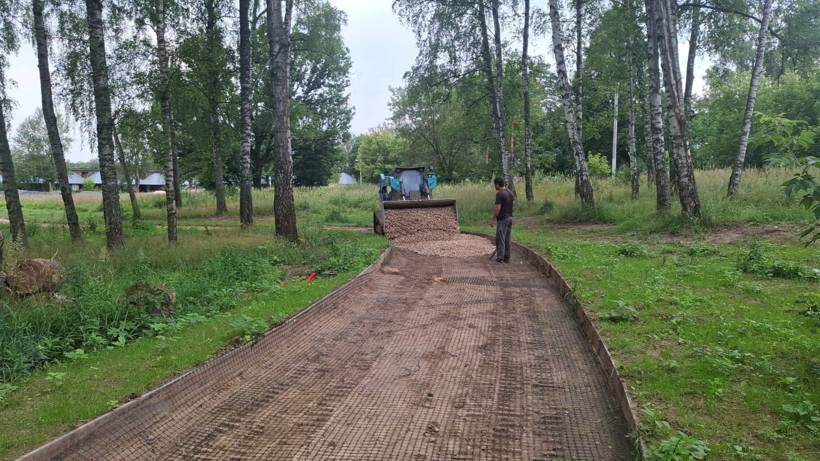 Компания РОСТ продолжает благоустройство общественной территории 