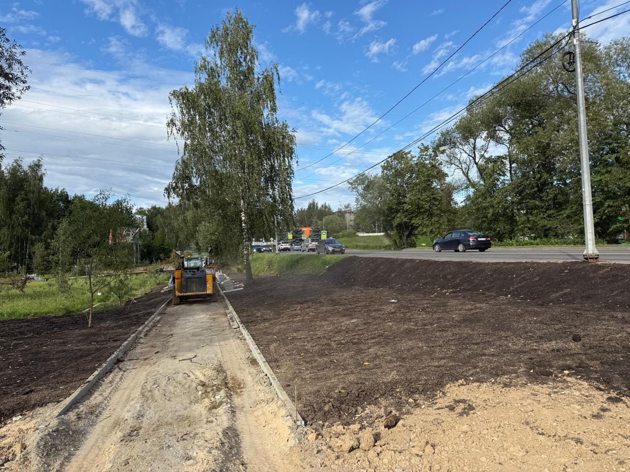 Благоустройство парка Защитников Москвы в Лобне: комплексные работы по улучшению городской среды — фото 1