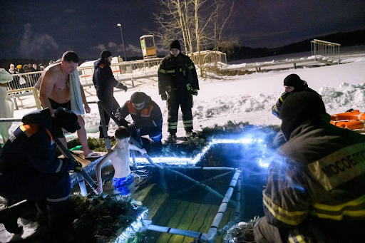 Лыткарино: Крещенские купания на «Волкуше» после масштабного благоустройства — фото 3